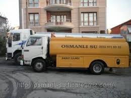 Tanker su Kullanma suyu Havuz suyu satışı